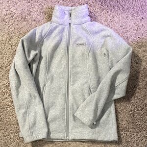 Columbia Light Gray Fleece Jacket
